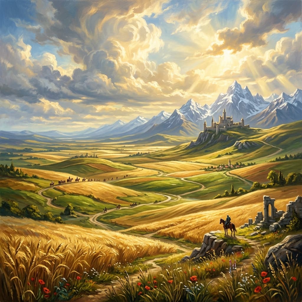 Plains Gold Mana Landscape